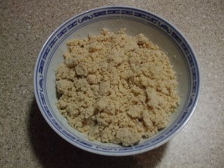 Fine Okara grits